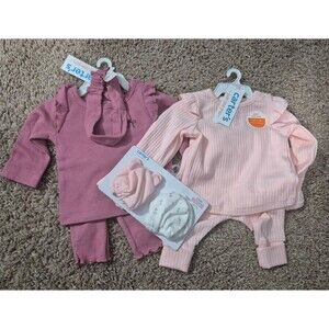 Carter's Baby girl newborn bundle new with tags